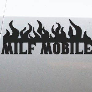 Milf Mobile Vinyl Autoaufkleber