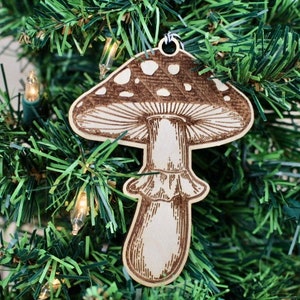 Mushroom Ornament Mushroom Ornament Christmas Cottage Core Ornament Amanita Unique Christmas Ornament Hippy Gifts Mushroom Gifts image 7
