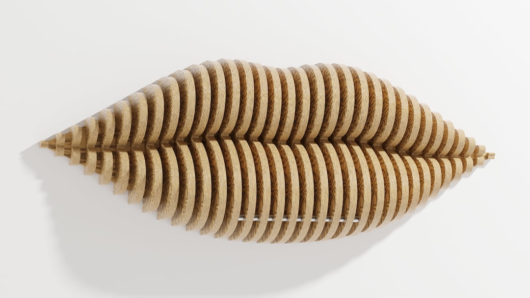 Parametric Lipsshaped Hanger CNC Cutting File Etsy