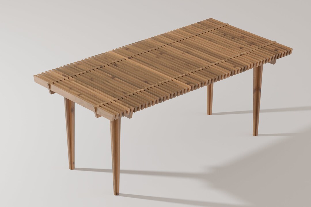 Parametric Table With Interlocking Parts CNC File - Etsy