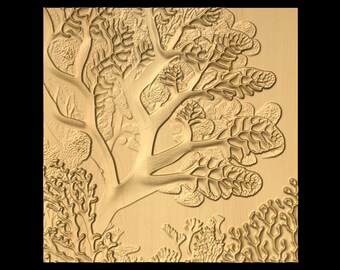 Bas-relief "Corals 6" 3D file for CNC