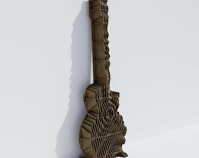 Guitar CD Rack Parametric CNC Cutting File Etsy