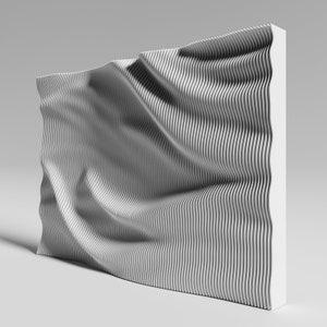 Parametric &quot;Wave wall 4&quot; CNC cutting file