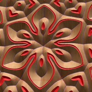 HEX1-1 Seamless Floral Pattern