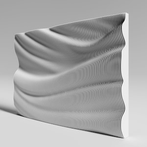 Parametric &quot;Wave wall 1&quot; CNC cutting file