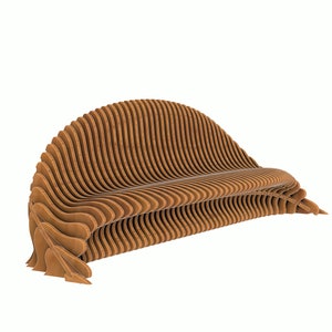 Parametric bench TaiVa CNC cutting file
