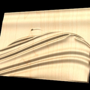 Feminine Dunes 0015 Decoratief abstract 3D-reliëfsculptuurmodel voor CNC-verspaning