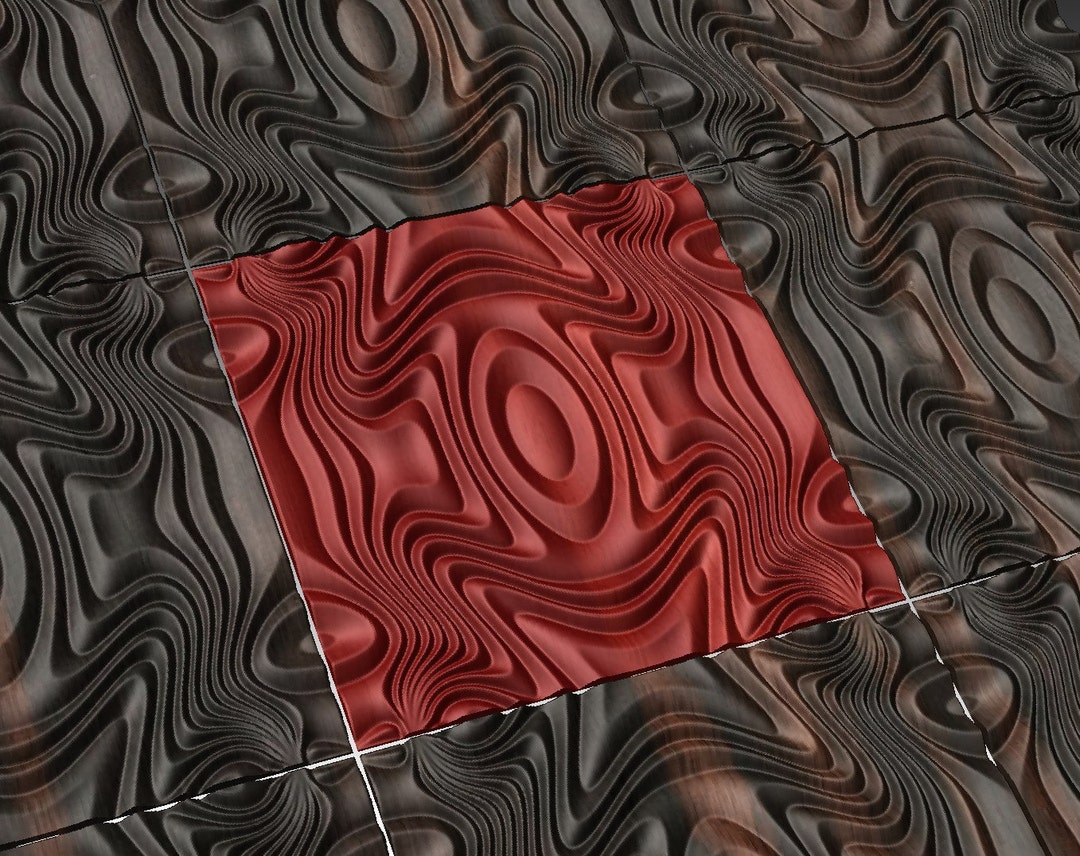 Cut3d MAI22 Op Art 3D Model for CNC Machining With Software Vectric Aspire ...