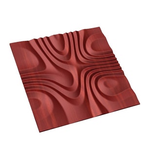 SB28 Wall panel 3D model for CNC machining with software Vectric Aspire, Cut3D, ArtCAM