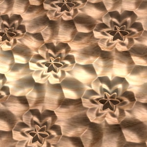 FLD822T 3D relief repeated pattern