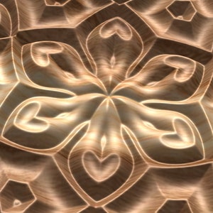 HEX1 3D relief repeated pattern