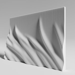 Parametric &quot;Wave wall 2&quot; CNC cutting file