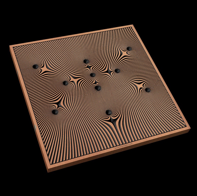 Download FLD19-06 Vector file for V-carving | Etsy