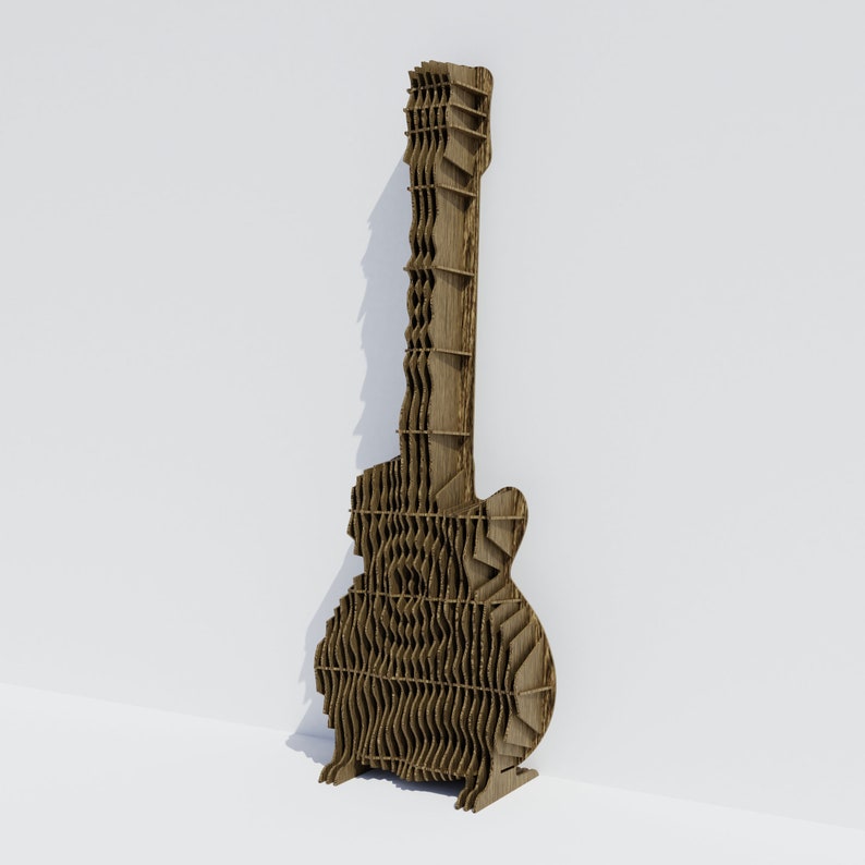 Guitar CD Rack Parametric CNC Cutting File Etsy