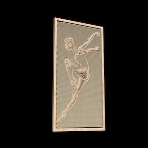 The Vector file for V- bit carving &quot;Ballet Dancer V5&quot;