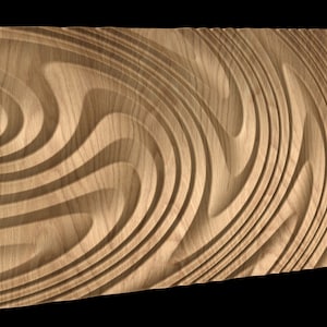 SBART104 Wellenmuster 3D-Modell für die CNC-Bearbeitung
