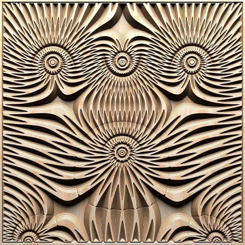 Carving Pattern Vector Process21 Vector File for V-carving - Etsy