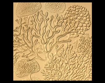 Bas-relief "Corals 2" 3D file for CNC