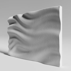 Parametric &quot;Wave wall 6&quot; CNC cutting file