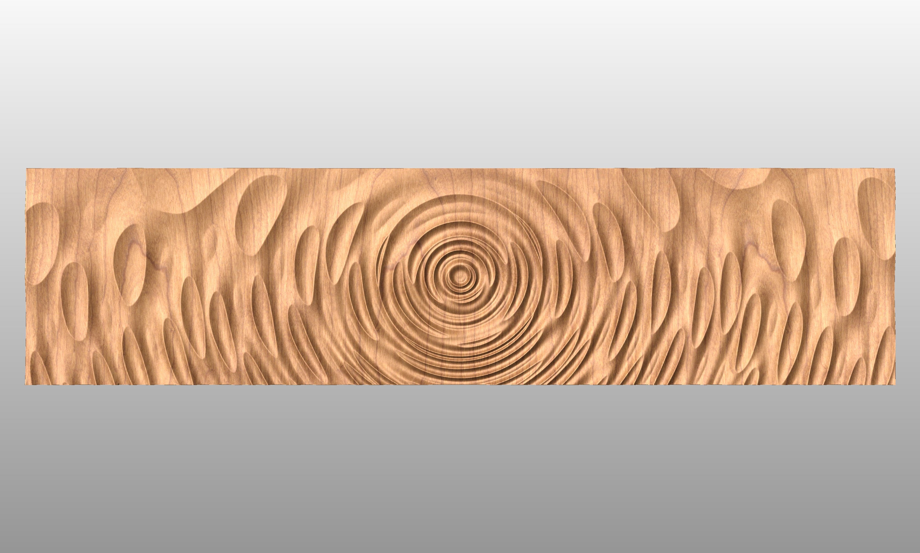 Ttwave3 Wavy Pattern 3D Model for CNC Machining With Software