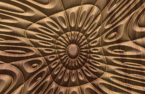 Sbartdez181 Wavy Pattern 3d Model For Cnc Machining With Software Vectric Aspire Cut3d Artcam