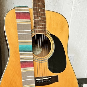Southwestern Style Guitar Strap; Men&#39;s Guitar Strap; Women&#39;s Guitar Strap; Boho Guitar Strap; Woven Strap; Acoustic Guitar