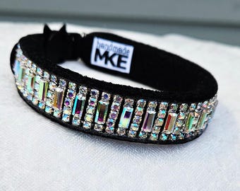 Rhinestone A/B Cat Collar: Fancy Cat Collars; Fancy Breakaway Collar for Cats; Small Cat Collar; Bling Cat Collar; Rhinestone Cat Collar