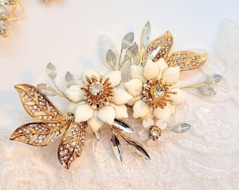 ✨ Gold Flower Hair Clips – 10 Piece Set ✨ Amazon.com : BARTOSI Flower Hair Pins Gold Hair Clips Floral  main image 3