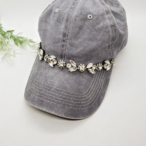 High Ponytail Baseball Hat; Ponytail Hat; Gifts for Mom; Mother&#39;s Day Gift; Women&#39;s Baseball Hat; Boho Baseball Hat; Rhinestone Baseball Hat