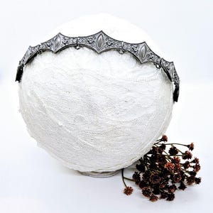 Iron Renaissance Fair Crown: Gunmetal Ren Faire Headband; Iron Crown; Viking Crown; Medieval Headpiece; Crown Headband for Ren Faire