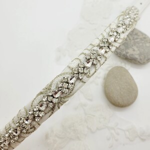 Wedding Collar; Rhinestone Wedding Collar; Bling Collar; Adjustable Collar; Small Dog Collar; Bridal Dog Collar; Dog in Wedding; Dog Attire
