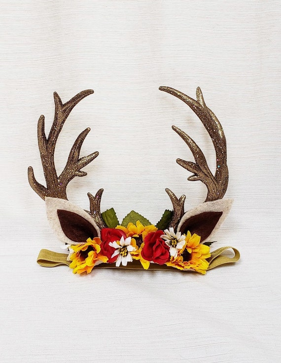 fawn antlers headband