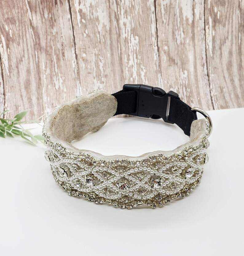 Rhinestone Bling Dog Collar Dog Wedding Attire Fancy Dog Etsy Australia