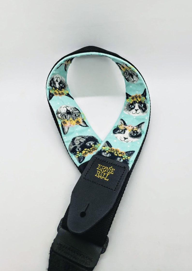 Cat Guitar Strap Funny Guitar Strap Girls Guitar Strap Boys Etsy