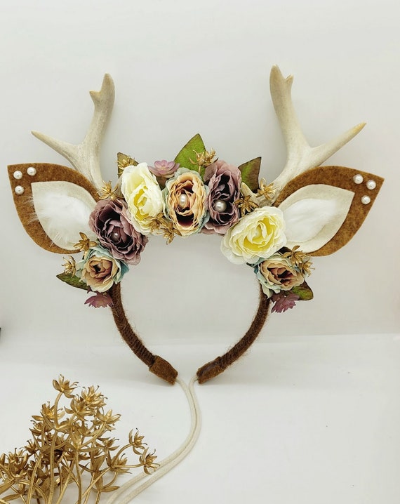 Womens deer antler headband discount