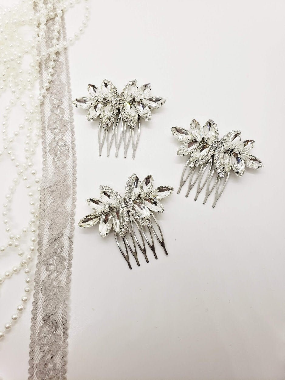 Small Rhinestone Wedding Comb: Bridal Hair Accessory
