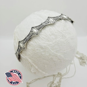 Metal Crown Headband; Medieval Crown; Women's Crown; Battle Crown; Armor Headpiece