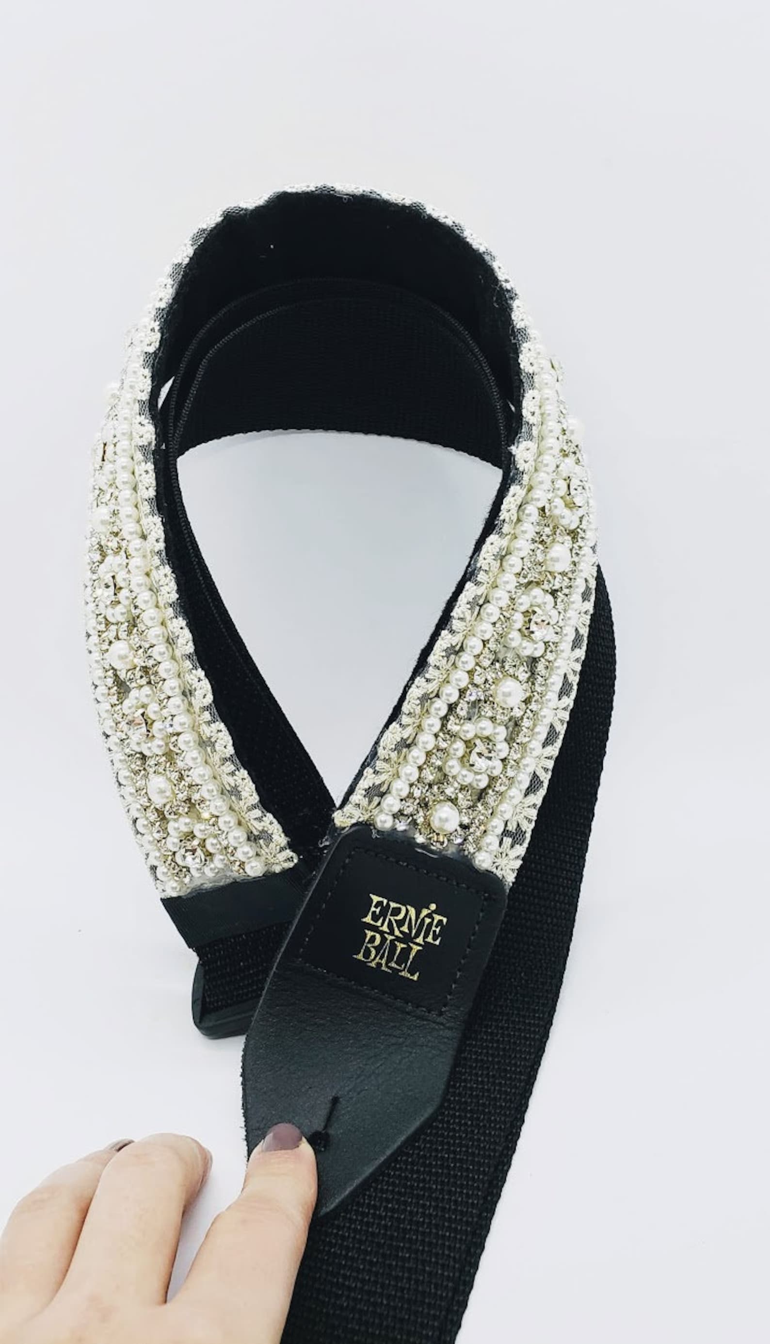 Rhinestone Beaded Guitar Strap Bling Guitar Strap Unique Etsy