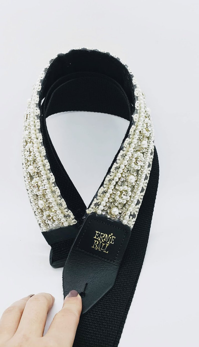 Rhinestone Beaded Guitar Strap Bling Guitar Strap Unique Etsy