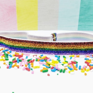 Rainbow Pride Headband; Rainbow Headband; Bright Rainbow Headband for Women; Headband For Men; Runner Headband; Workout Headband; Pride Fest