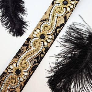 Old School Rock Guitar Strap: Handmade Vintage-Style Statement Strap