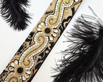 Old School Rock Guitar Strap: Handmade Vintage-Style Statement Strap