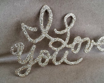 Personalized Wedding Cake Topper; Glitter Cake Topper; Custom Wedding; Gold Glitter Cake Initial; Unique Custom Cake Toppers; Cake Initials