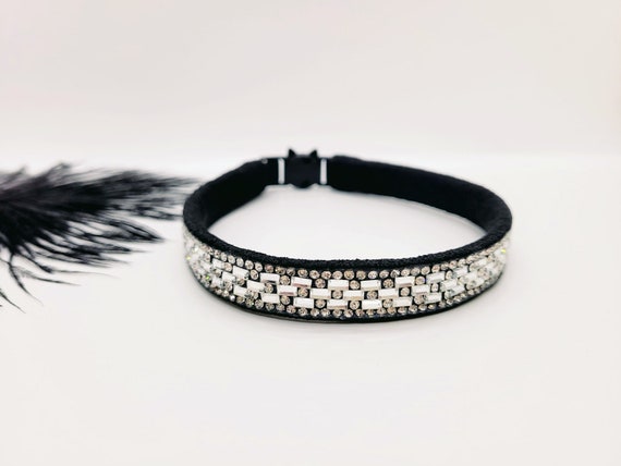 Rhinestone Breakaway Cat Collar: Fancy Cat Collars; Fancy Breakaway Collar for Cats; Small Cat Collar; Bling Cat Collar
