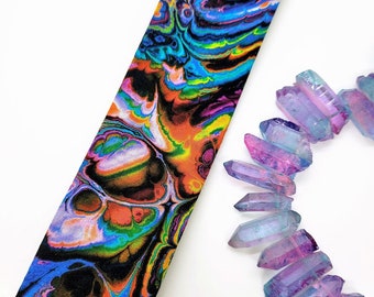 Good Vibes Guitar Strap; Rainbow Guitar Strap; Fun Guitar Straps; Unique Guitar Straps; Kid's Guitar Strap; Children's Guitar Strap