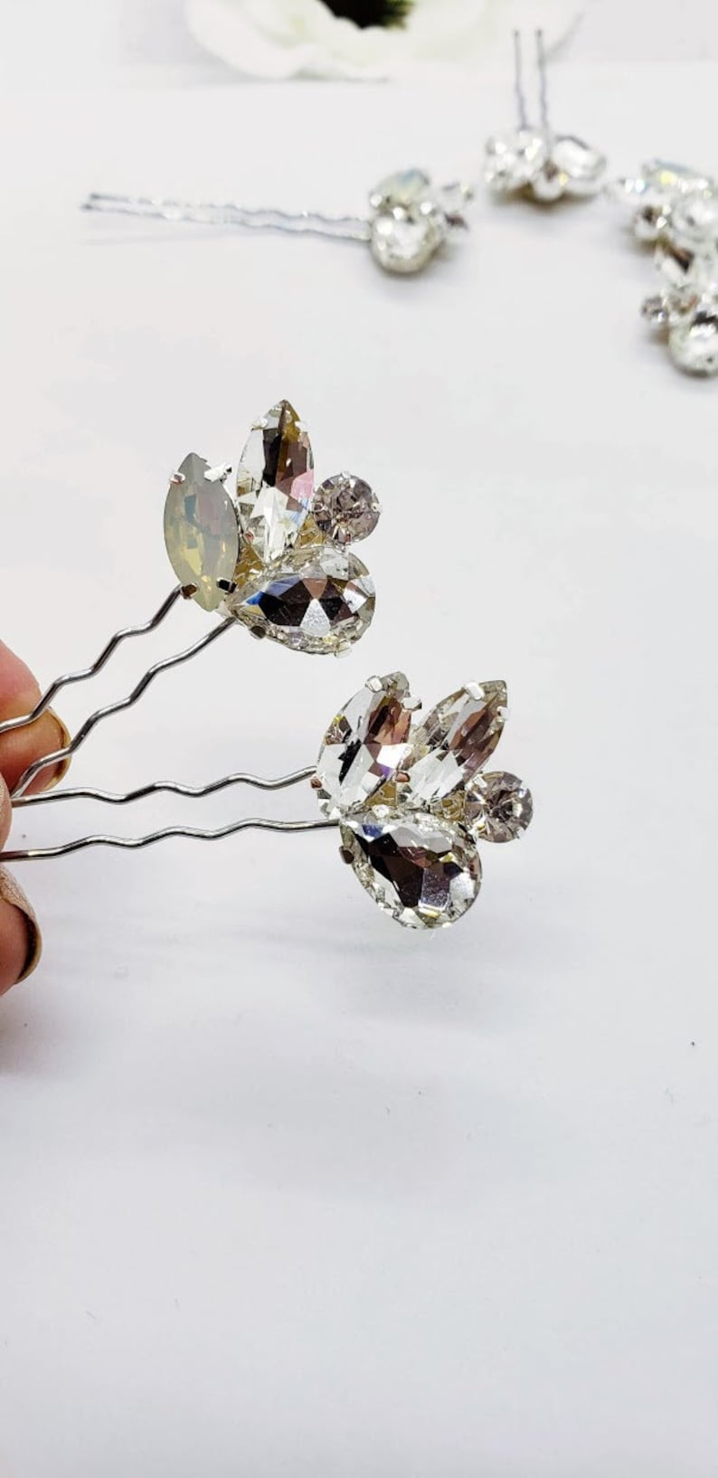 Bridesmaid Gift Bridesmaid Hair Pins Bridal Party Matching Etsy