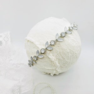 Opal Wedding Headband; Moonstone Headband; Boho Wedding Headband; Opal Headband; Bridal Headband; Wedding Accessory; Wedding headband