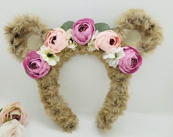 Cuddly Bear Headband; Soft Bear Headband; Teddy Bear; Baby Bear Costume; Bear Headband; Ear Headband; Cute Costume