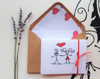 Handmade Blank Cards - 5 pack