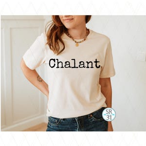 Chalant Typography Design | Sarcastic Quote Digital Download | PNG File | Sublimation and DTF Design | Retro Typewriter | Vintage 70&#39;s style